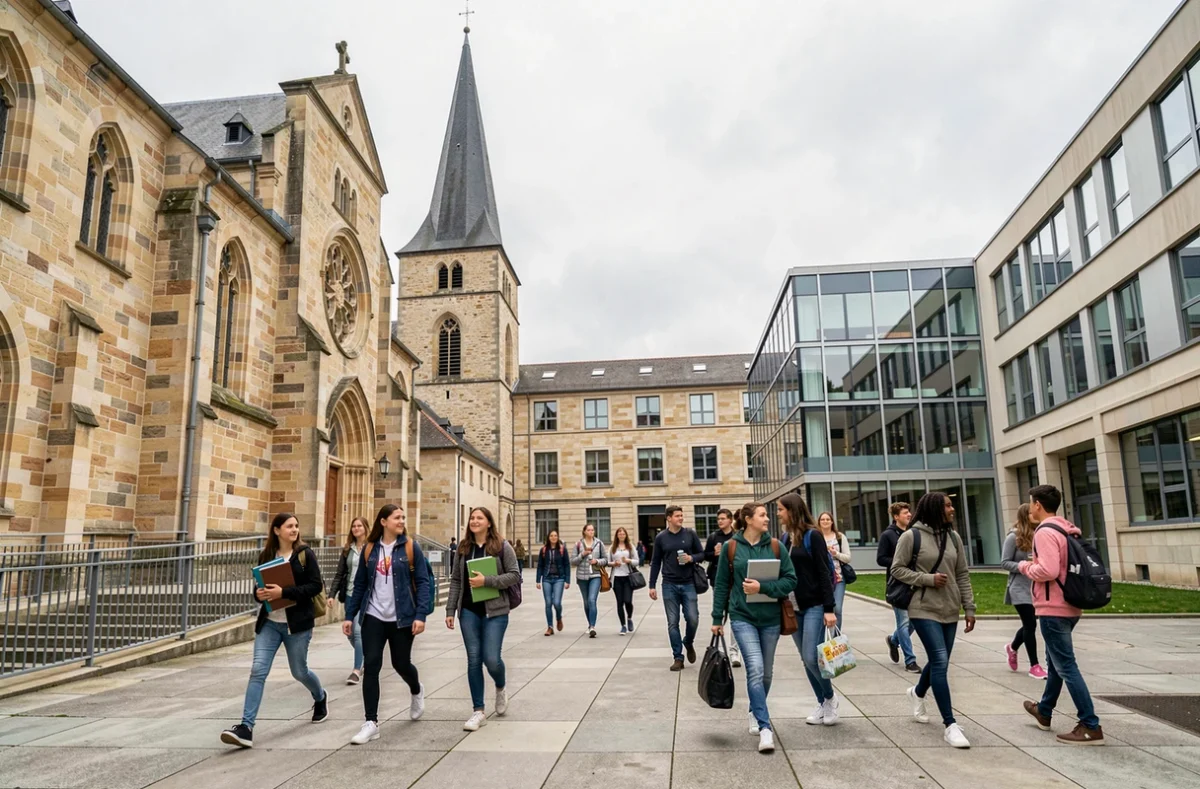 Campus La Salle du lycée Saint Joseph à Toulouse combinant chapelle historique et bâtiments modernes